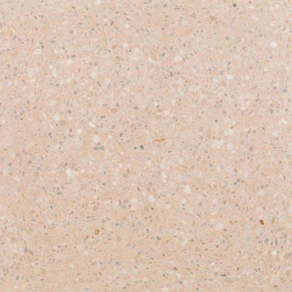 ivory terrazzo tile with white aggregate