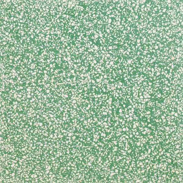green terrazzo tile with white aggregate