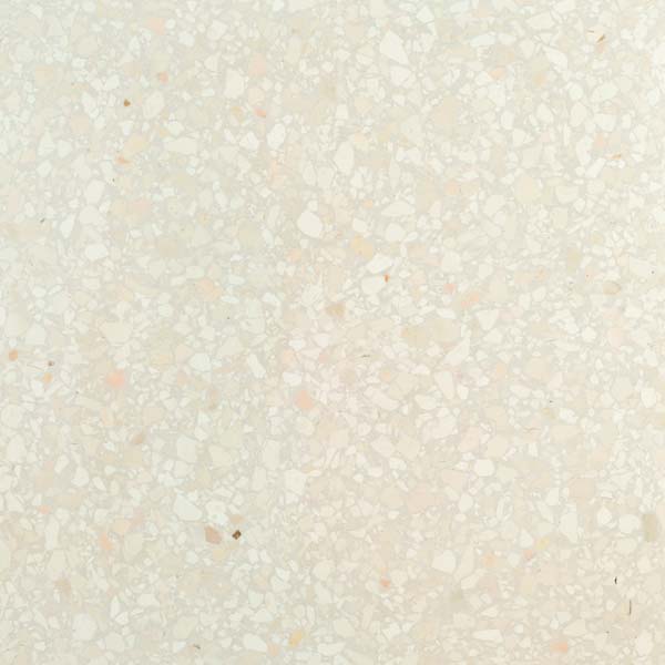 beige terrazzo tile with large white aggregate